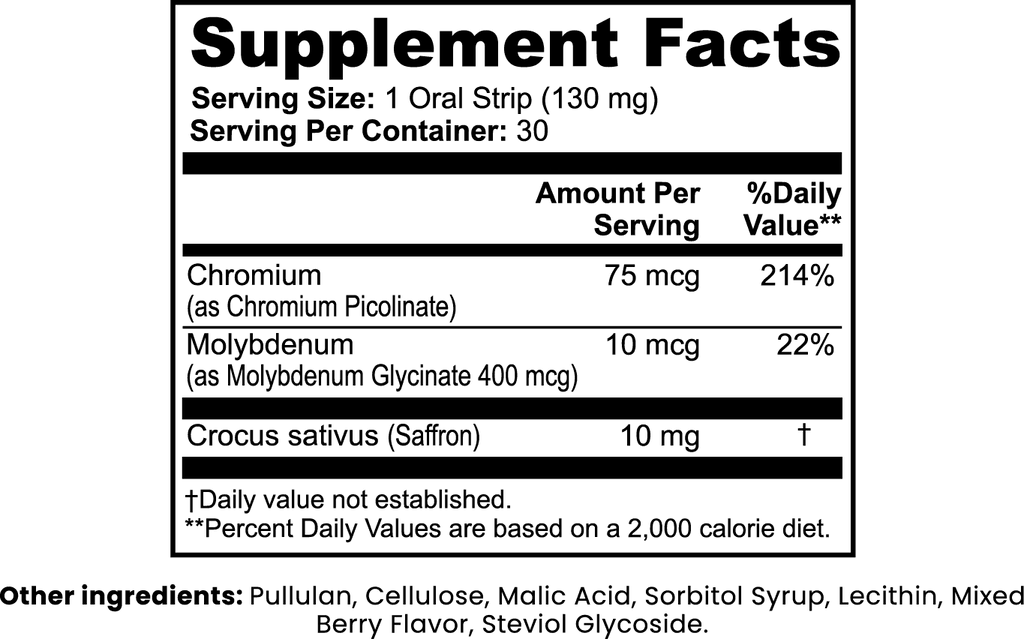 SACRAHAUS appetite suppressant strips in a sleek packaging for weight management support