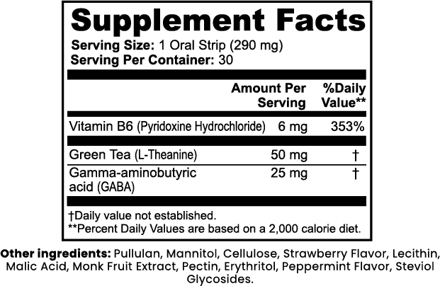 SACRAHAUS cognitive relaxation strips designed for calming and enhancing mental clarity