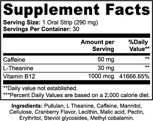 SACRAHAUS vegan energy strips packed for on-the-go cognitive support and brain health