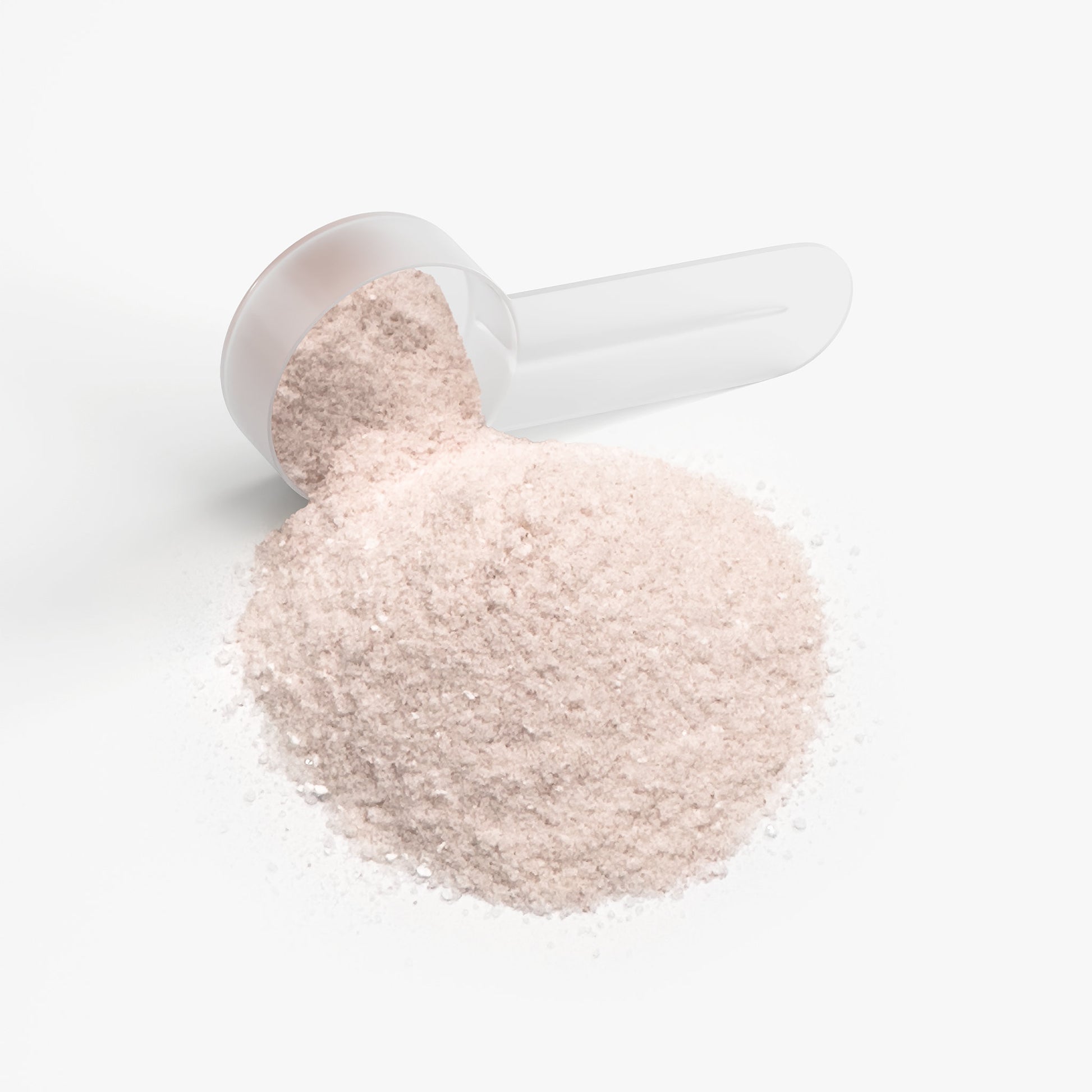 SACRAHAUS vegan hydration powder in a measuring scoop for effective intra-workout recovery